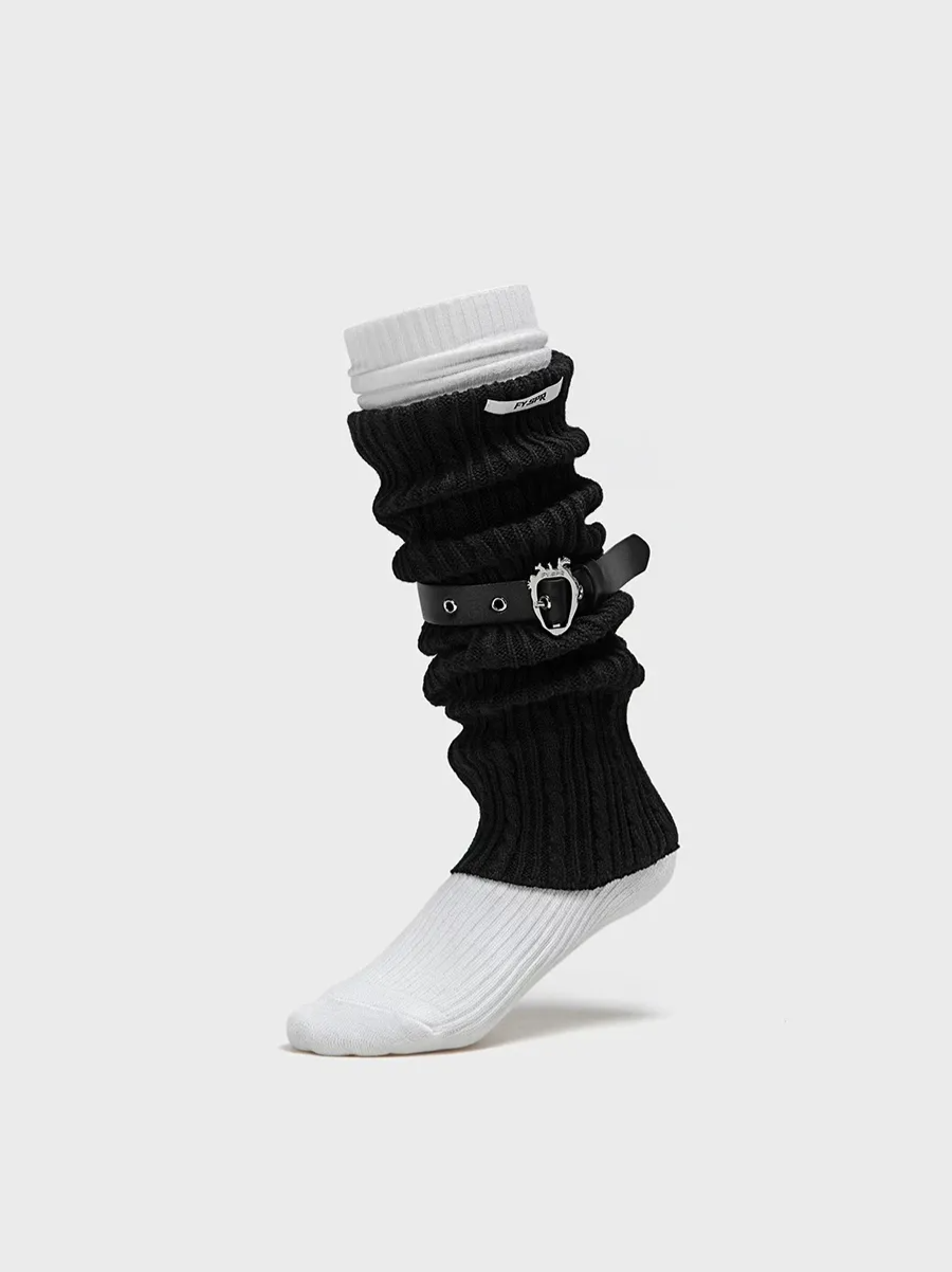 Knit Sock Leg Warmers