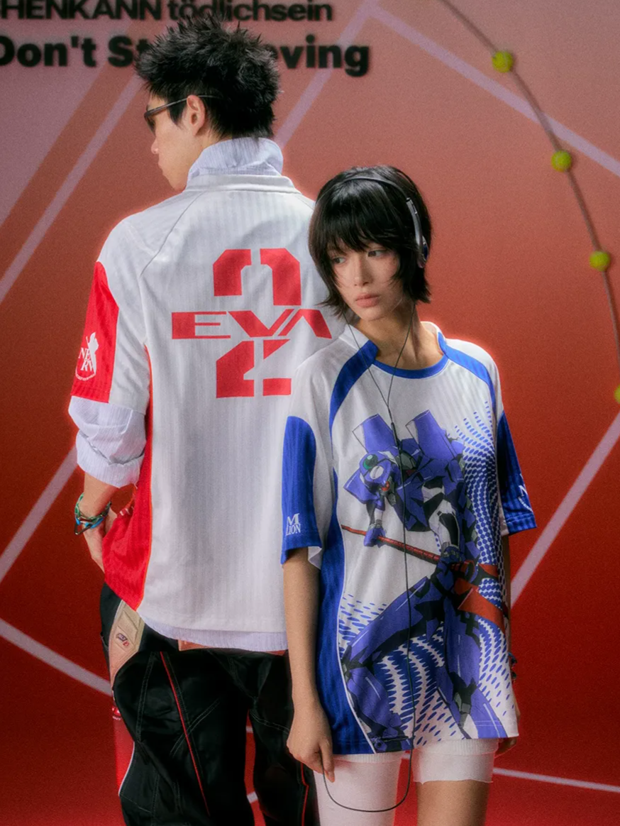 Digital Print Raglan Jersey T-Shirt