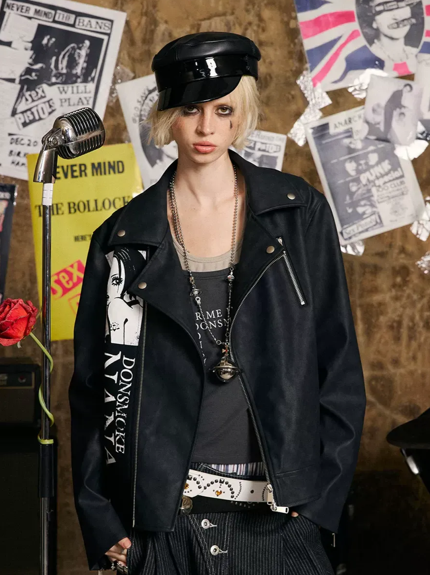 DSM X NANA Distressed Moto Jacket