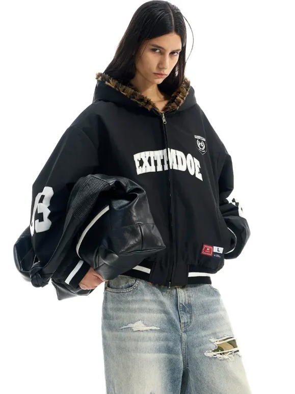 Reversible Plush Padded Sports Jacket
