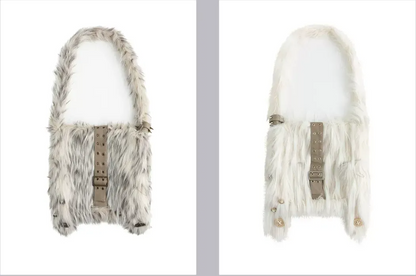 Furry Bunny Ear Crossbody Bag