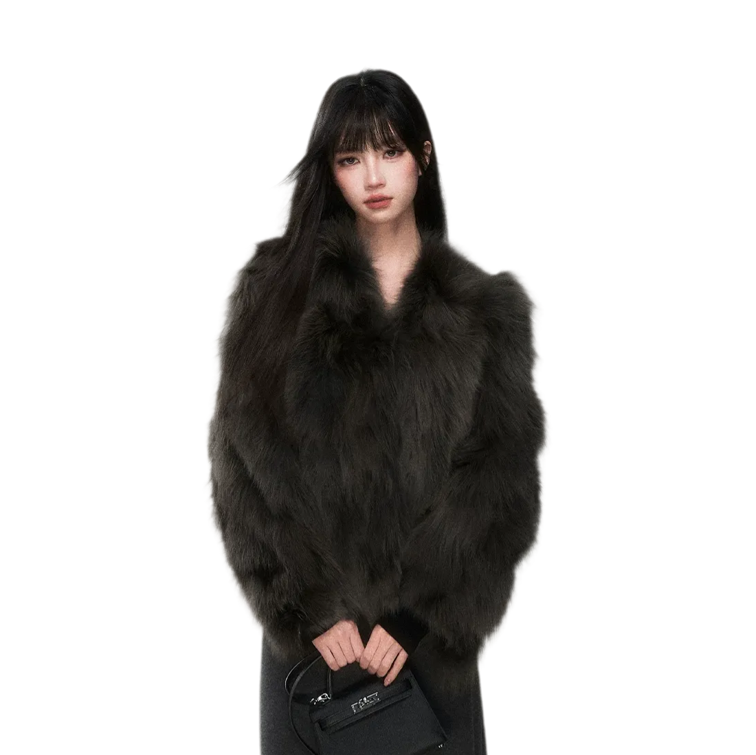 Crown-Grade Fox Fur Jacket