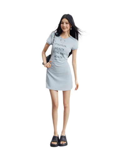 Chain Detail T-Shirt Dress