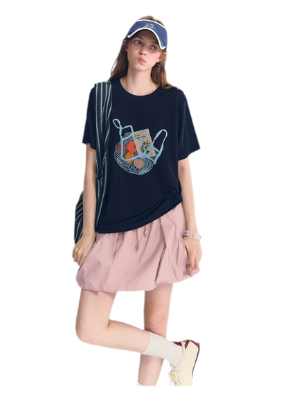 Fruit Embroidery Tee