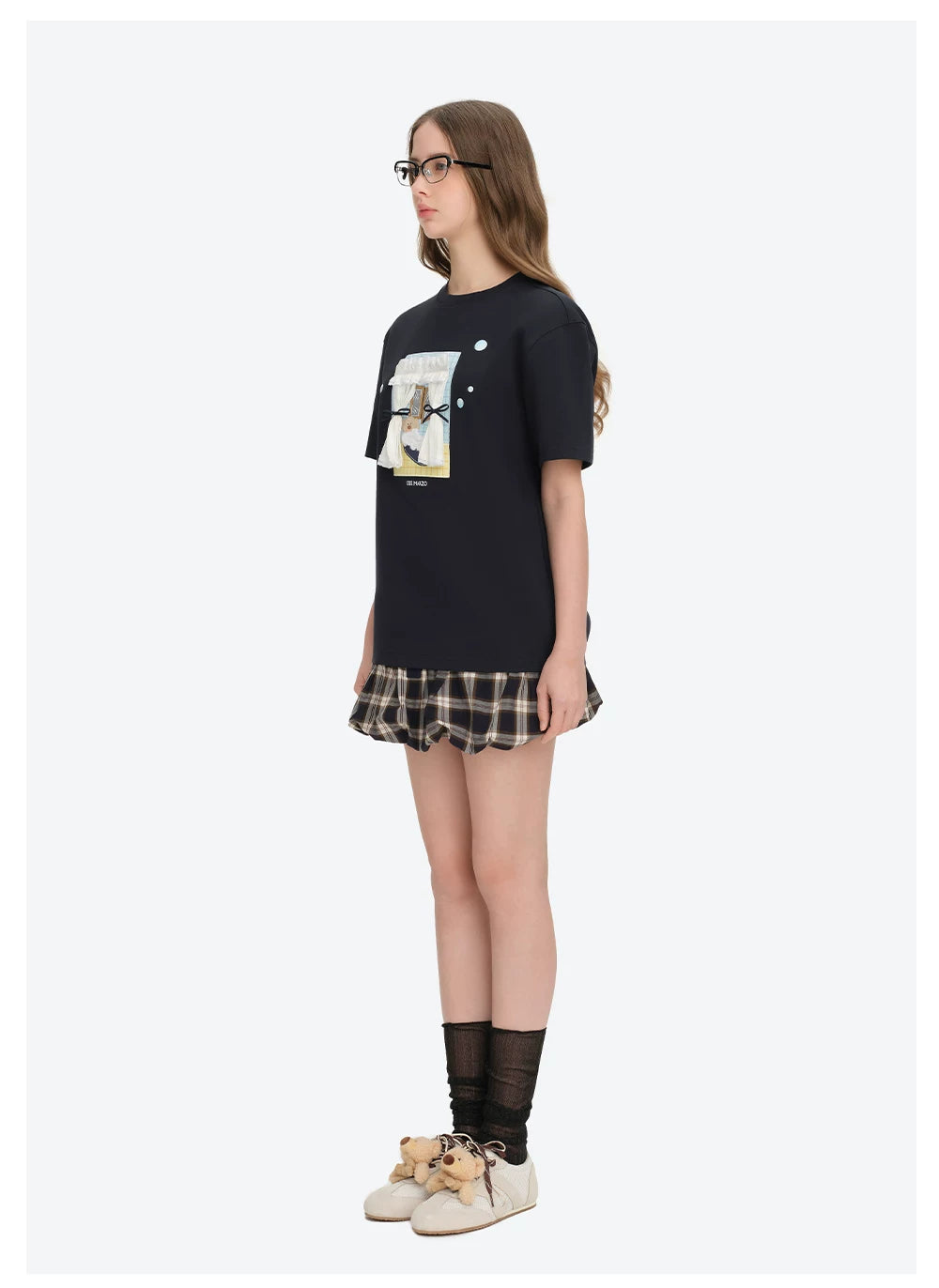 Bear Appliqué T-shirt