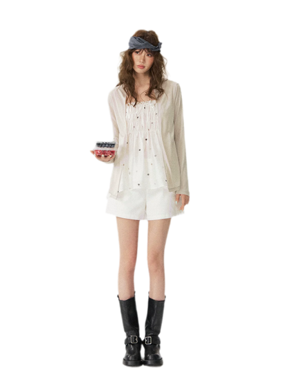 Lazy Cooling Open Cardigan