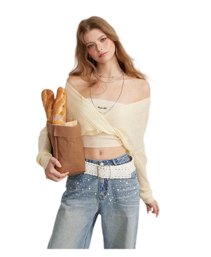 Lightweight Ribbed Knit Set
