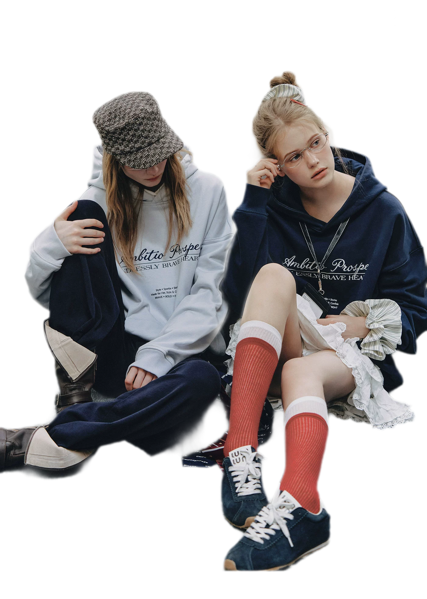 Embroidered Cotton Hooded Sweatshirt