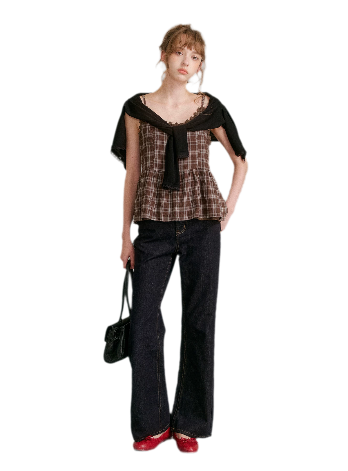 Soft Cotton Straight-Leg Jeans