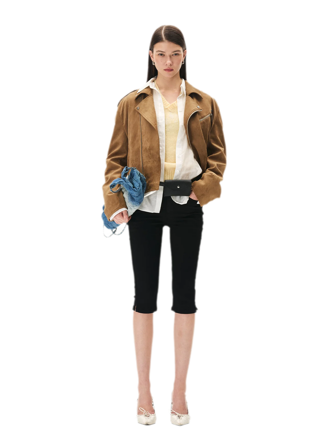 Suede Velvet Relaxed Jacket