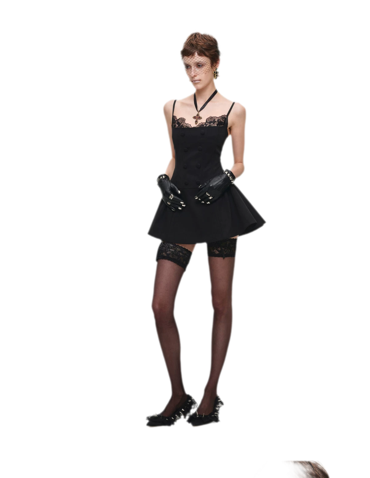 Lace Boned Cami Dress