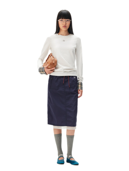 Embroidered Patch Long Sleeve Tee