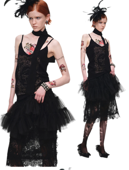 Burnout Graphic V-Neck Camisole