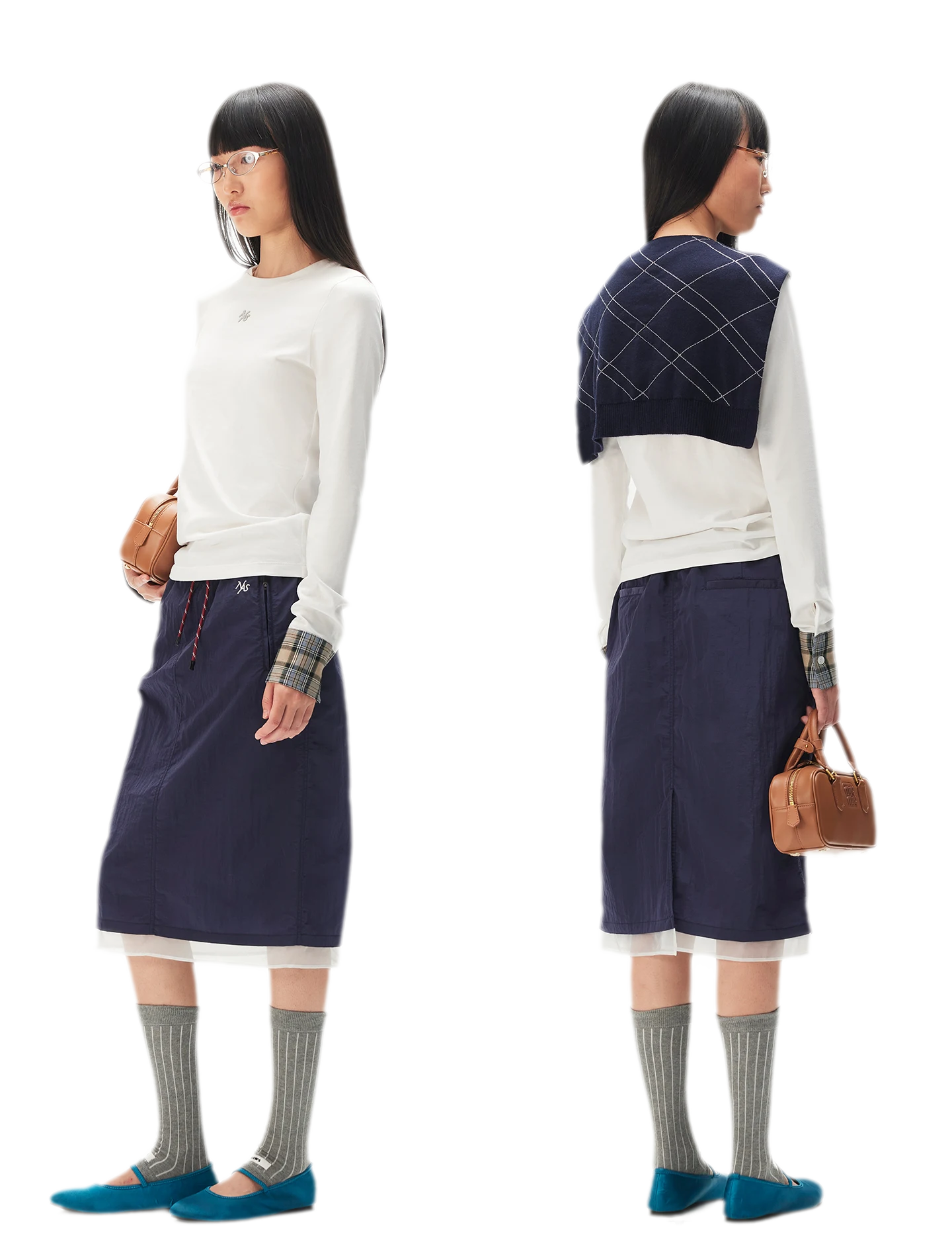 Embroidered Patch Long Sleeve Tee