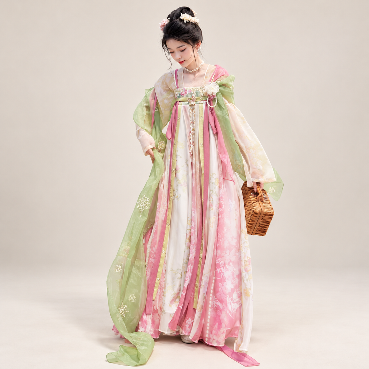 佩玉春风 Jade Spring Breeze Embroidered Pibo