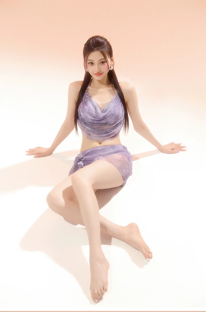 Ruched Two-Piece Swimsuit
