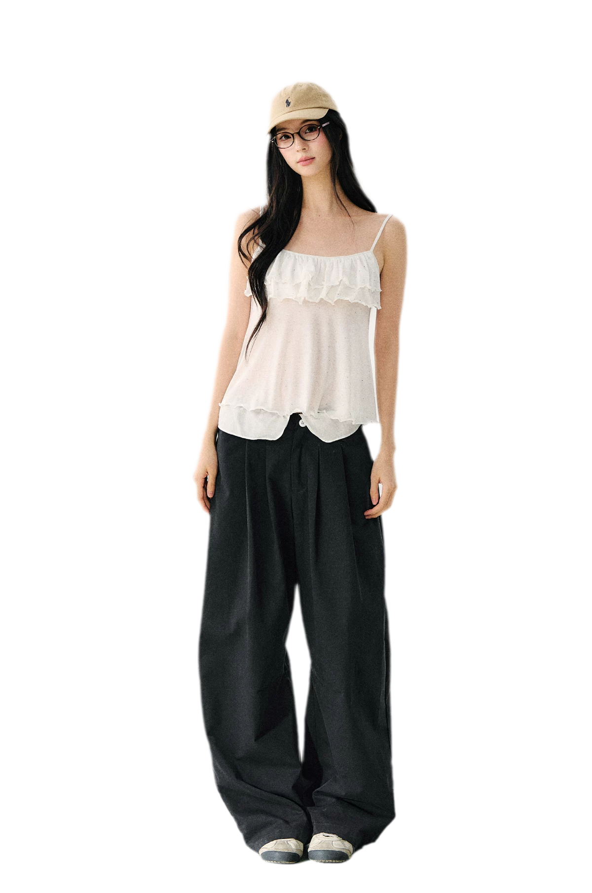 Sweet Ruffle Cardigan Set
