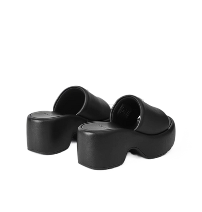 Leather High Heel Sandals