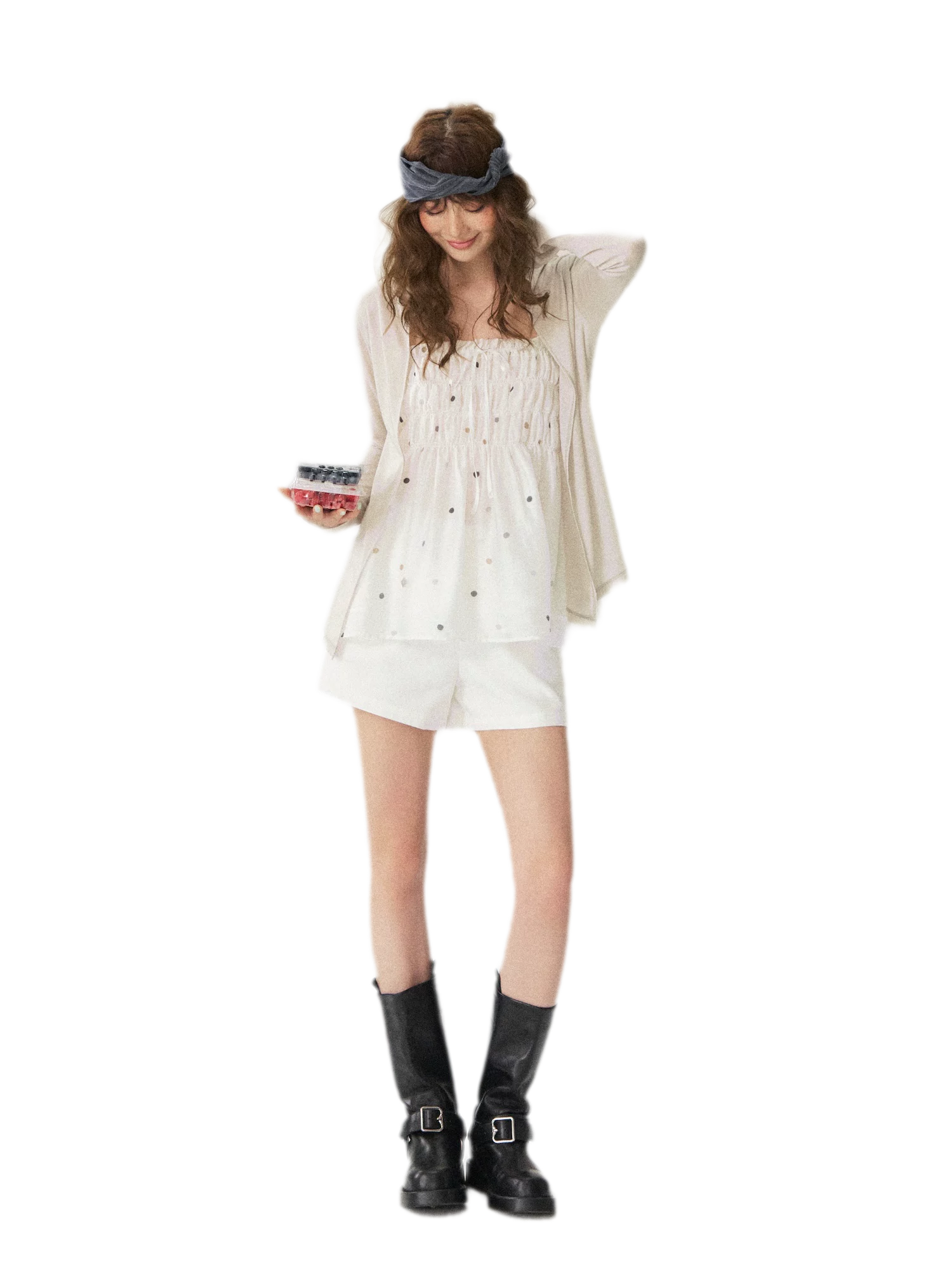 Lazy Cooling Open Cardigan