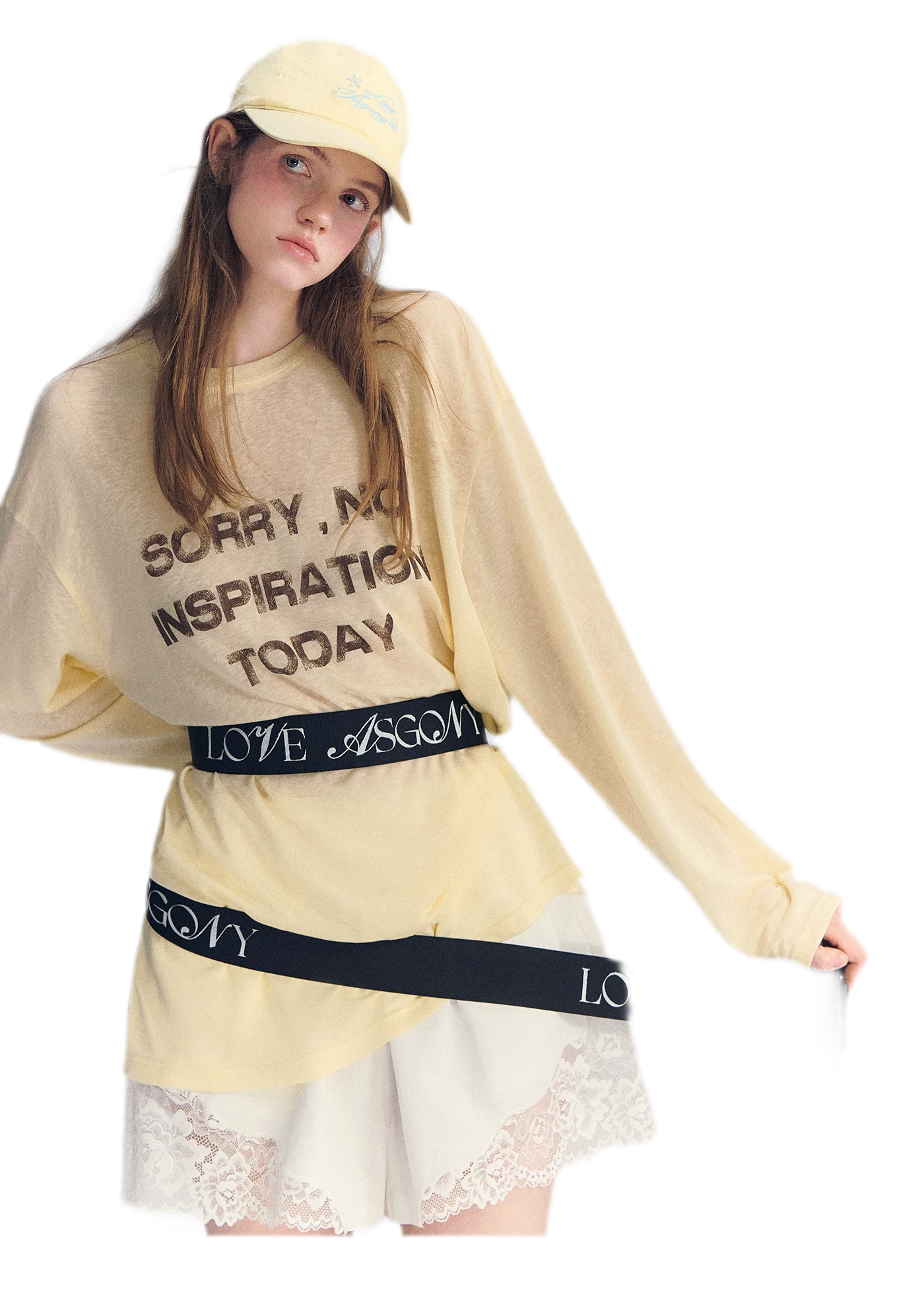 Lyocell Print Long Sleeve Top
