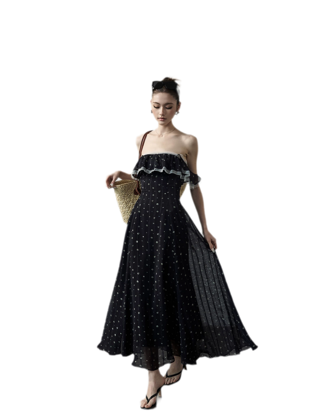 Daisy Lace Maxi Dress