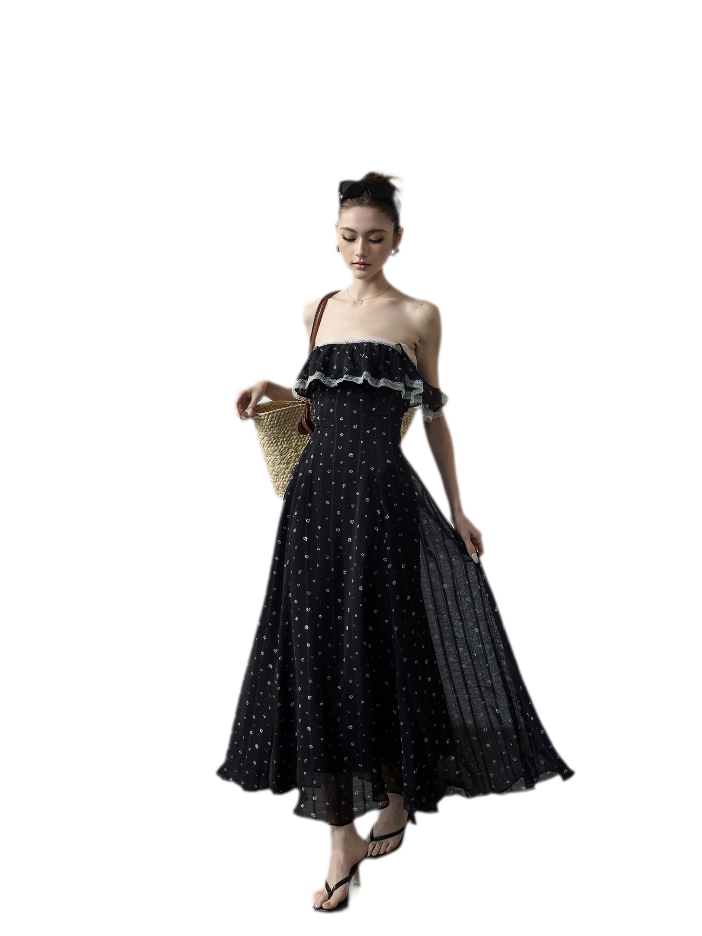 Daisy Lace Maxi Dress