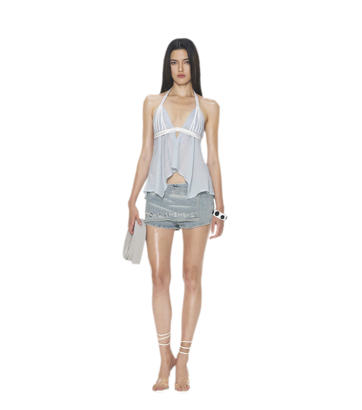 V-Neck Halter Top