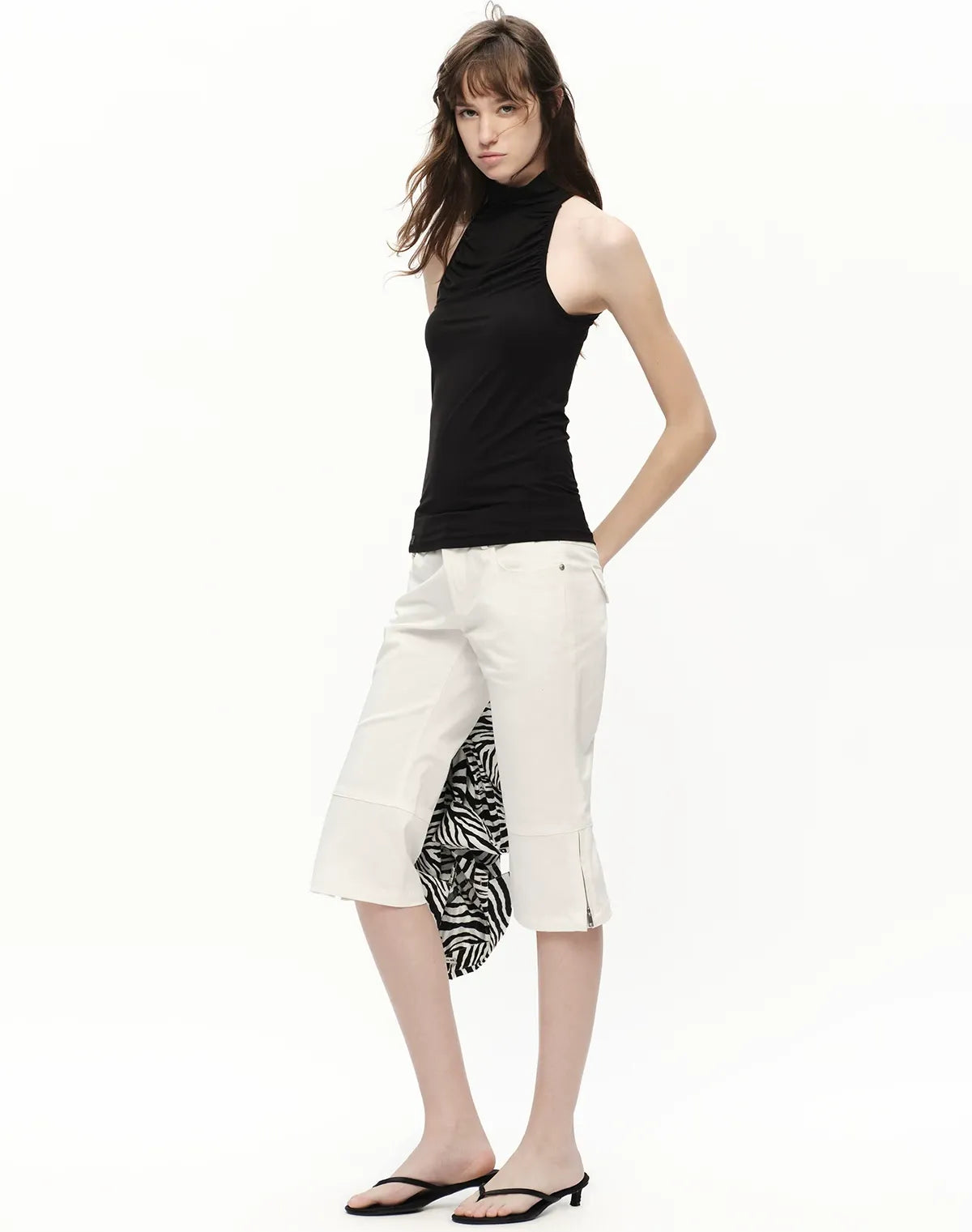 Modal Halter High Neck Tank