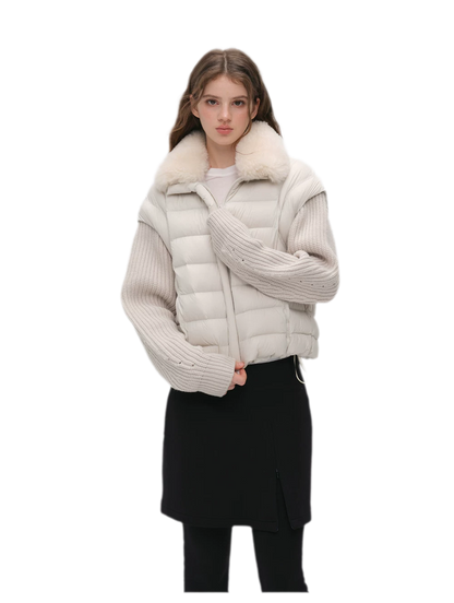 Detachable Sleeve Down Vest