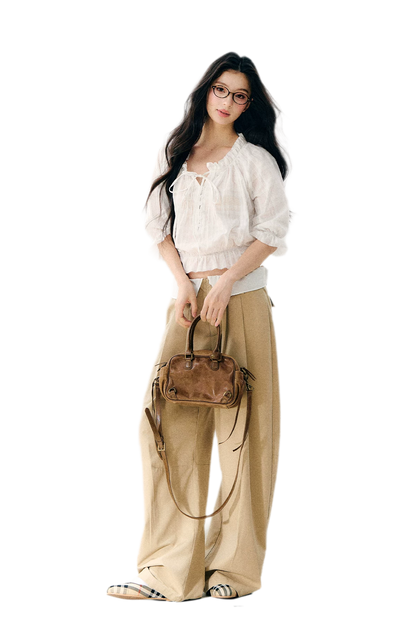 Korean Relaxed Wide Pants