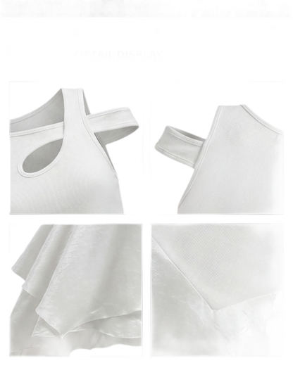 Asymmetric Layered Dress