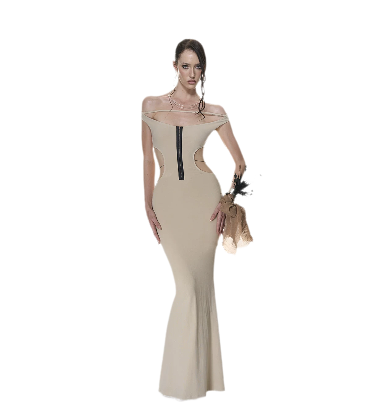 Back Tie Mermaid Dress