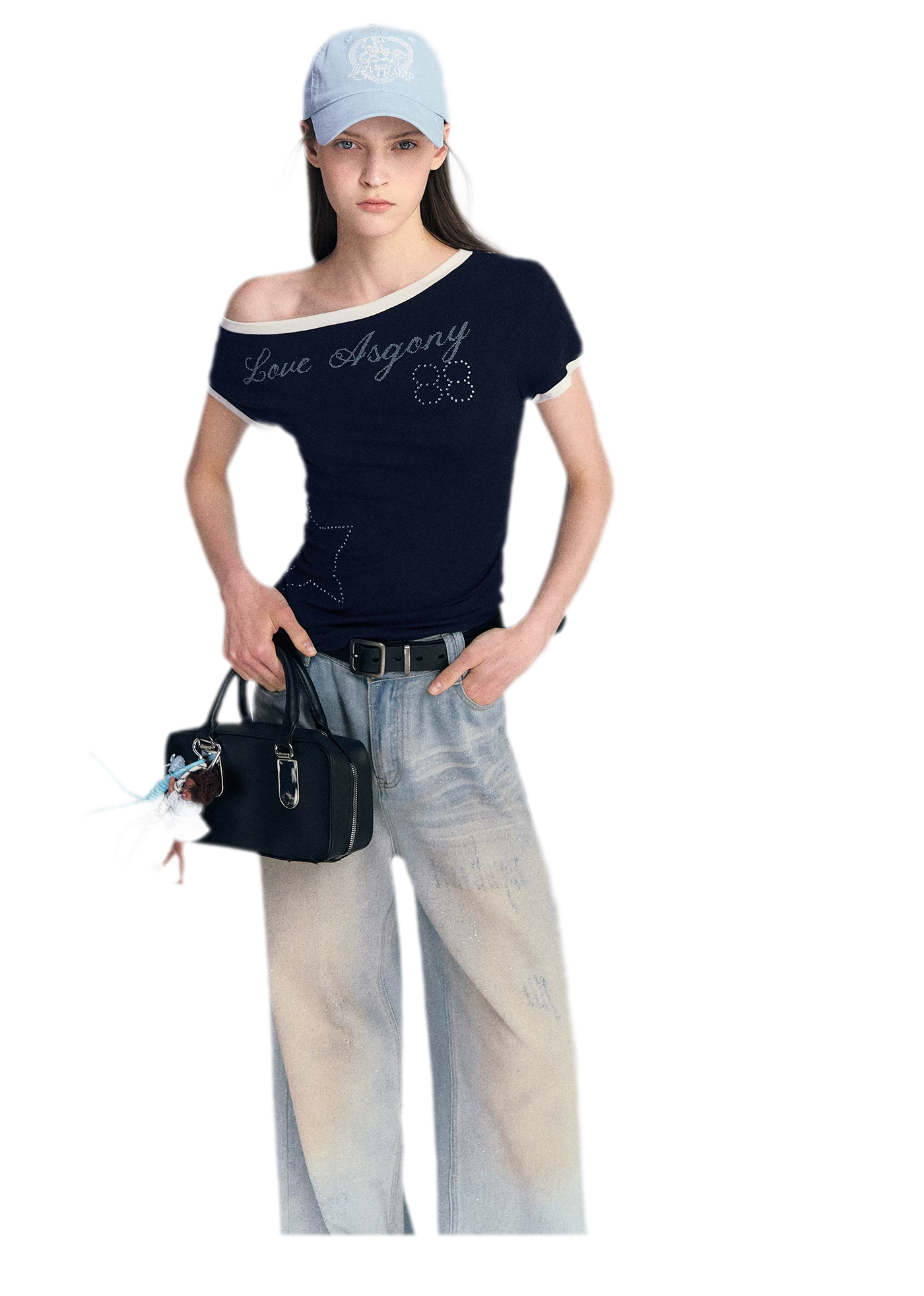Lyocell Off-Shoulder Tee