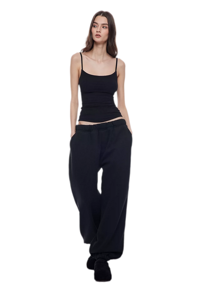 Two-Tone Baggy Sweatpants