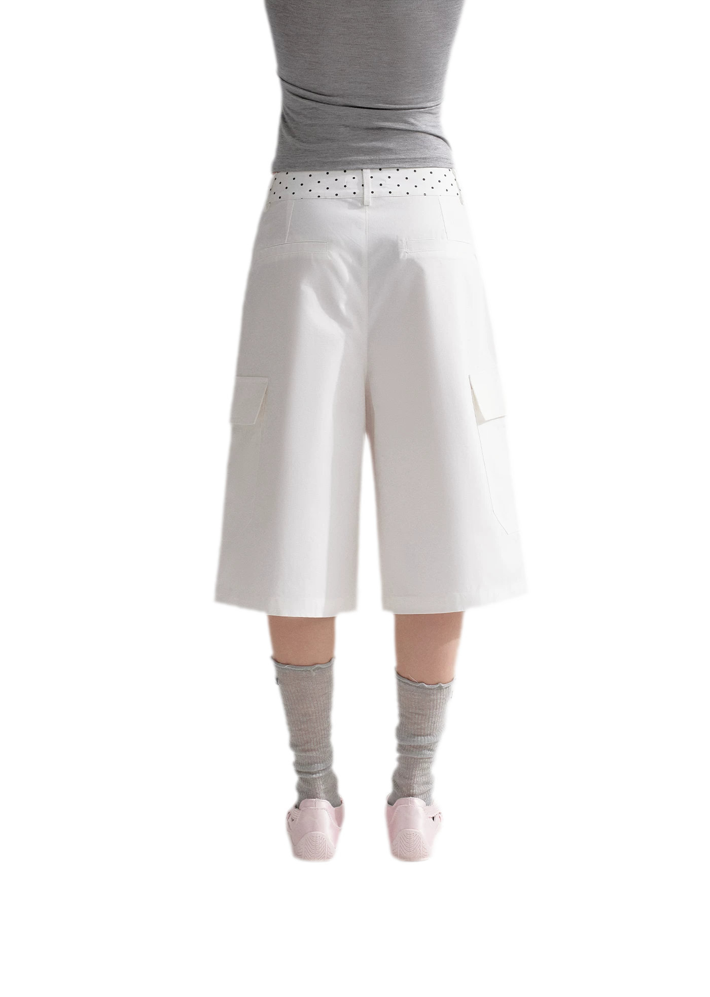Polka Dot Cargo Jeans