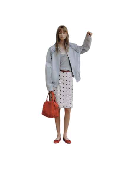 Polka Dot Ruffle Skirt