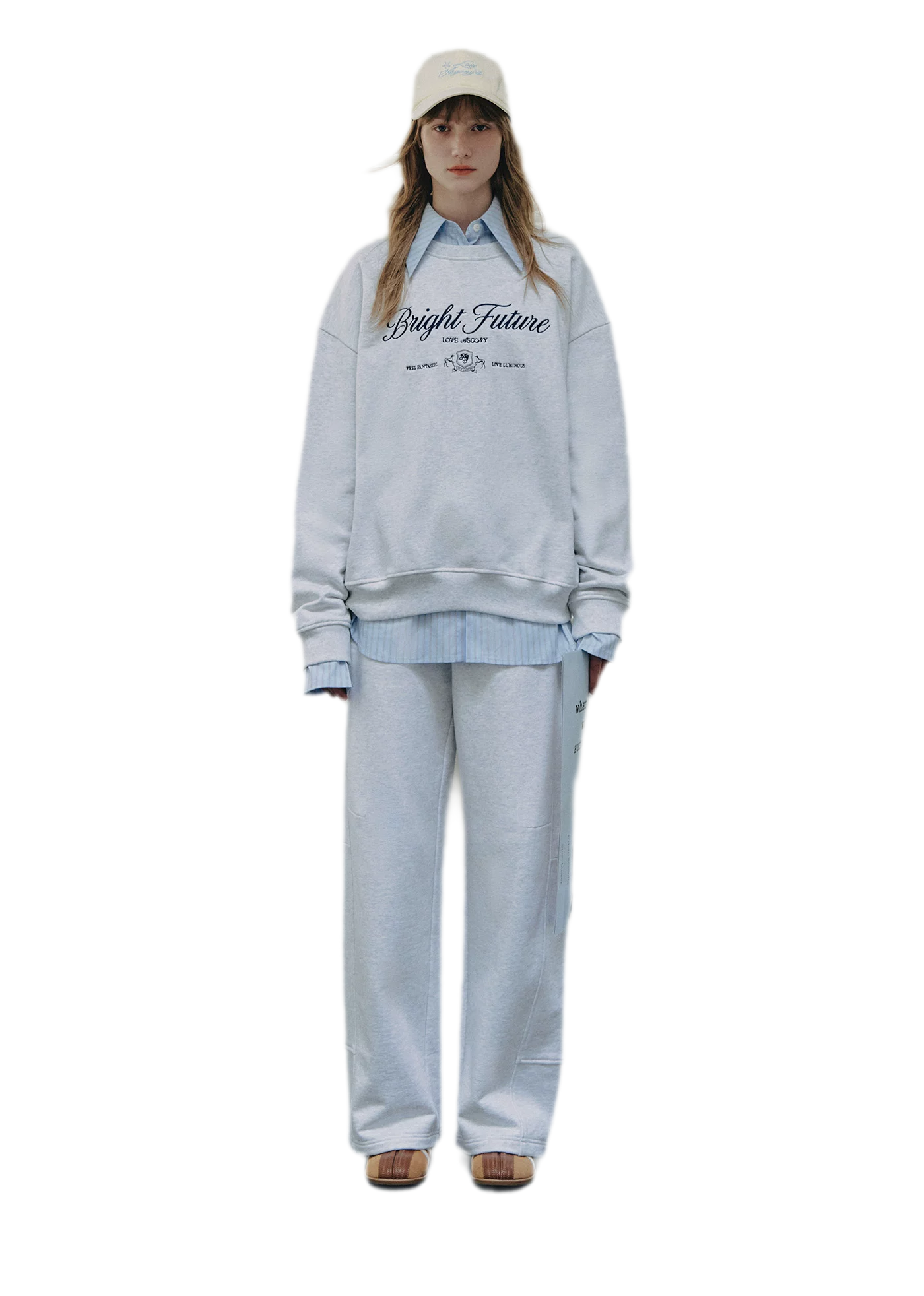 Embroidered Graphic Crewneck Sweatshirt
