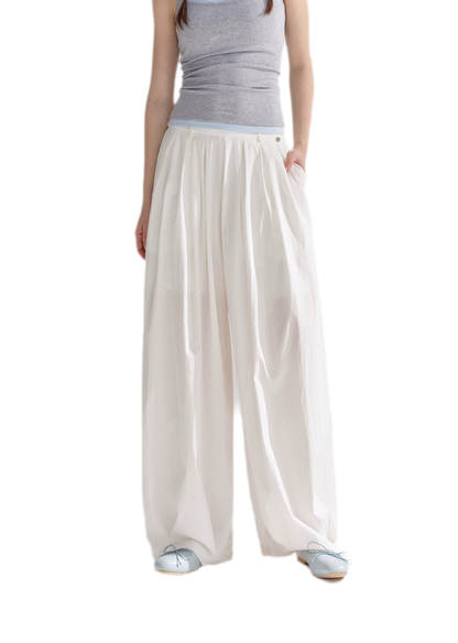 Pleated Balloon Relaxed Pants