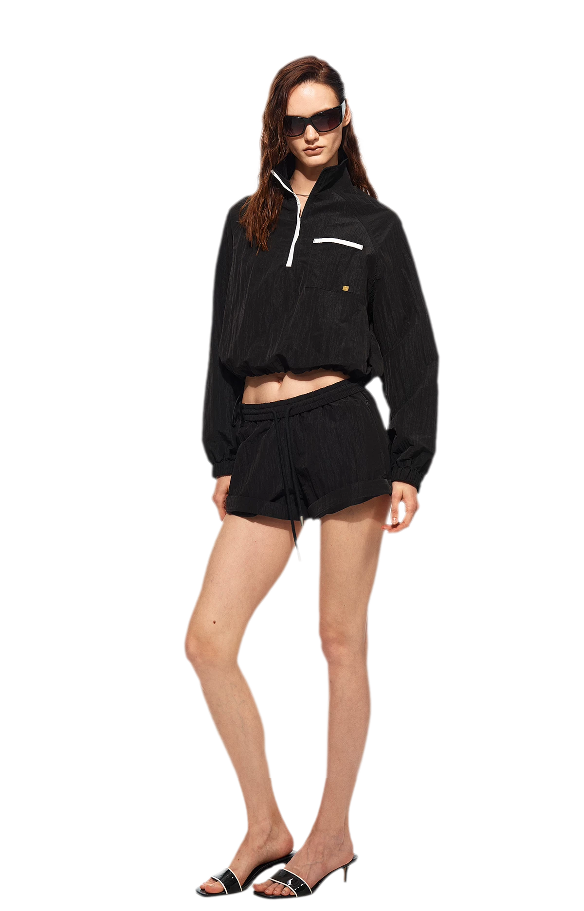 Sun-Protective Raglan Shorts Set