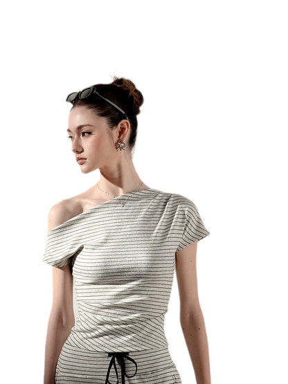 Striped Low-Rise Set