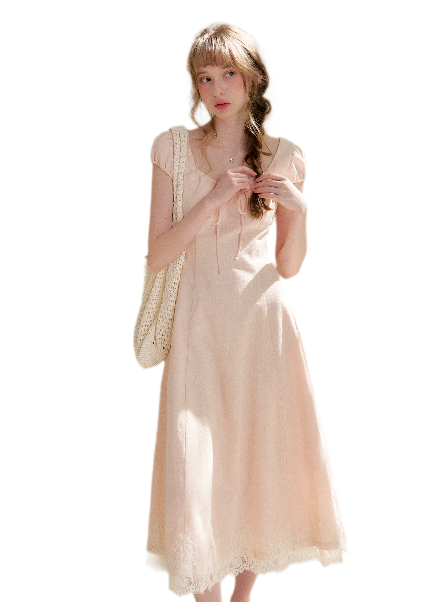 French Lace Long Dress