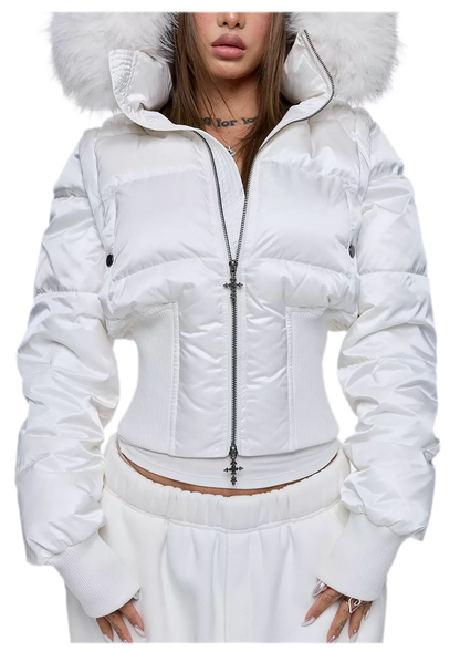 Fur Hood Down Jacket