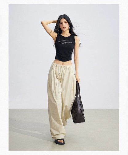 Casual Workwear Wide-Leg Pants