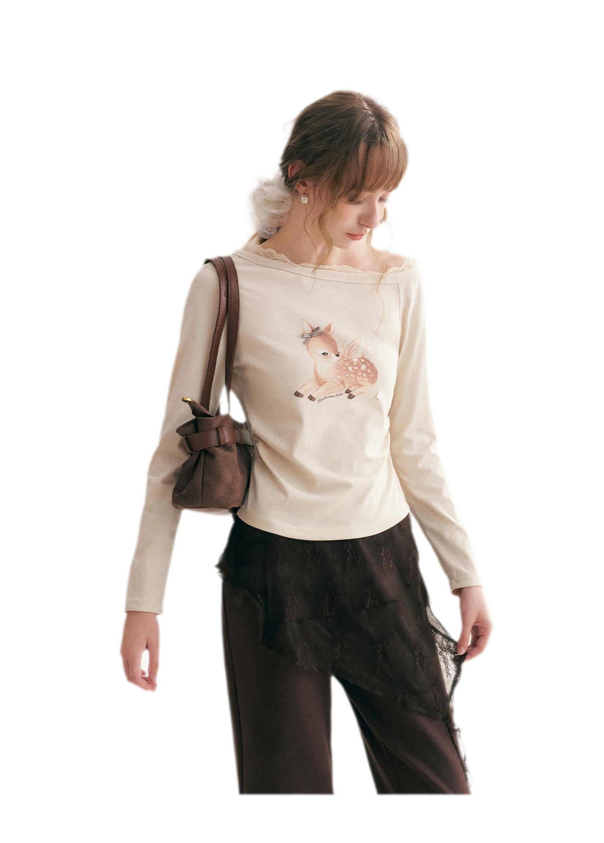 Romantic Lace Wide-Leg Pants