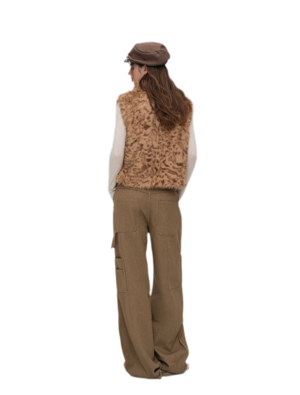 Embossed Buckle Newsboy Beret