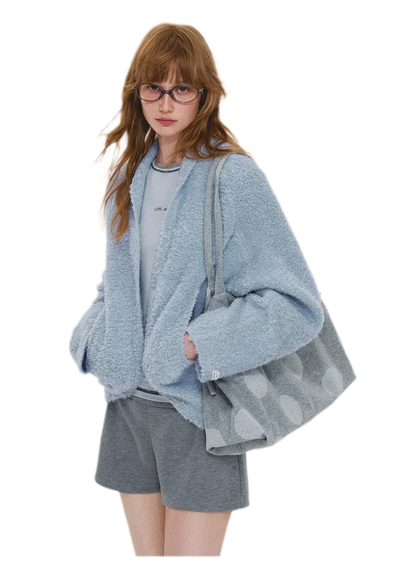Loop Yarn Cocoon Cardigan