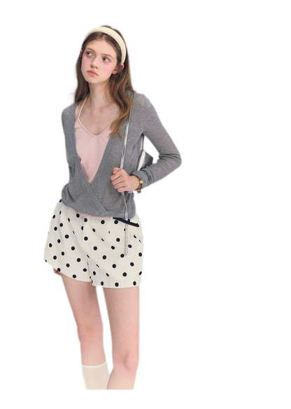 Lyocell Faux Two Knit