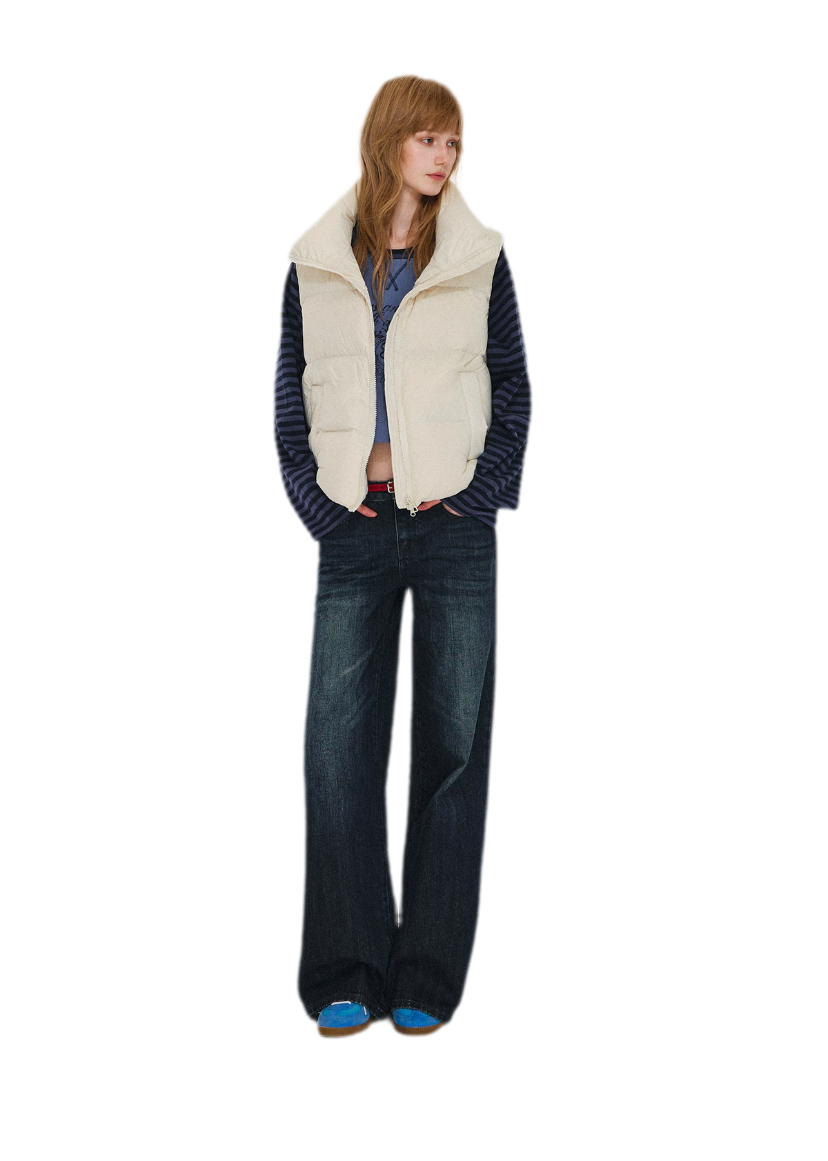 Lightweight Stand Collar Down Vest