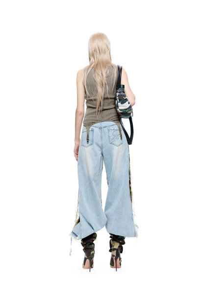 Lightweight Spicy Girl Tank Top with Distressed