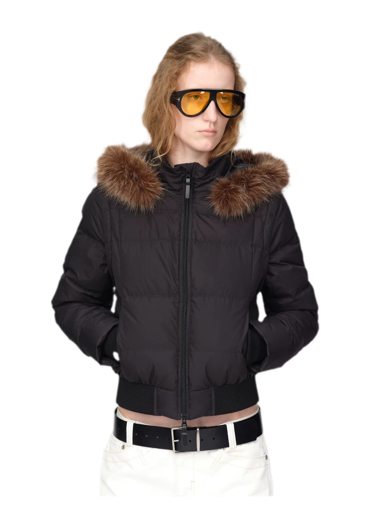 Perlmuttglänzende Steppdaunenjacke